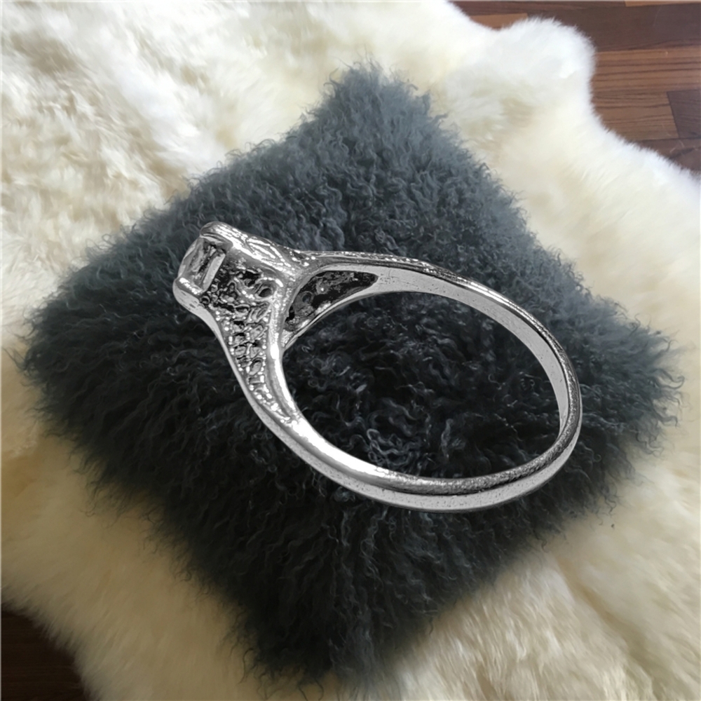 14K GE ESPO ~ Engagement Ring with Multifaceted CZ Stone. Size 8 NWOT - Picture 7 of 9